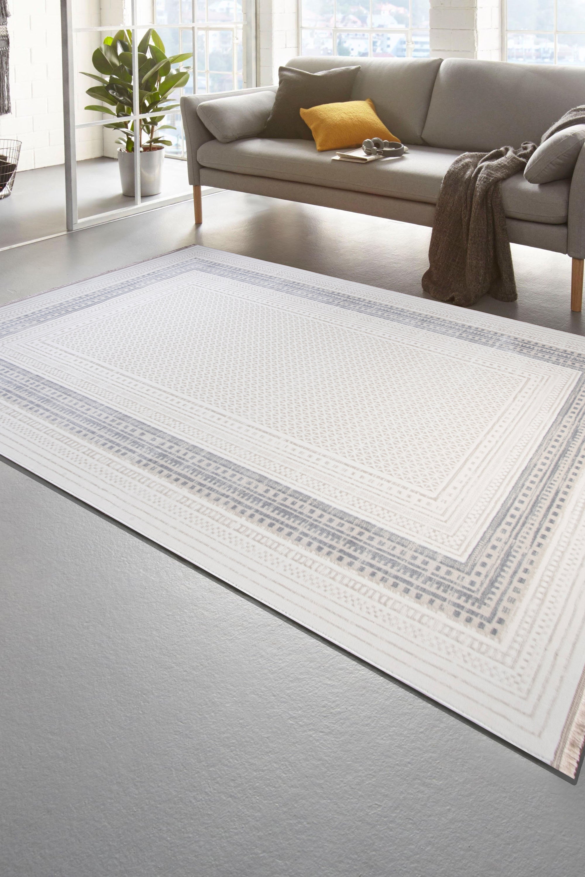 Laviense Vienna modern çerçeve desenli halı